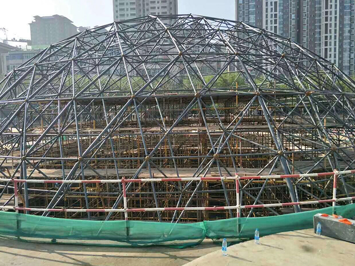 龙口球形网架钢结构施工